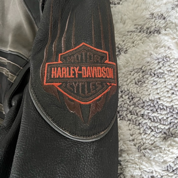 Harley-Davidson Black Leather Jacket size L - Picture 6 of 6
